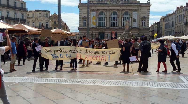 Manifestation de riches à Montpellier